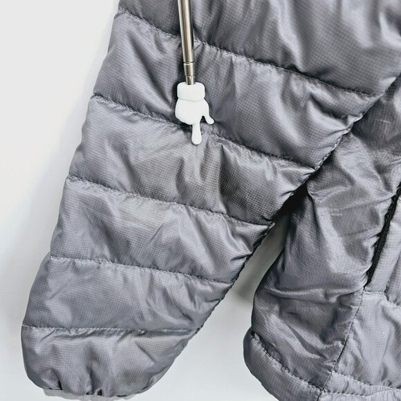 The North Face Womens Down Puffer Jacket Flare S Grey Nylon Packable Lightweight - Picture 9 of 15